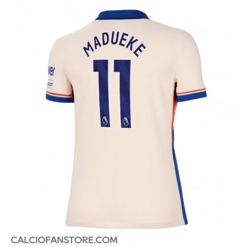 Maglia Calcio Chelsea Noni Madueke #11 Seconda Divisa Donna 2024-25 Manica Corta